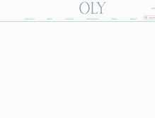 Tablet Screenshot of olystudio.com